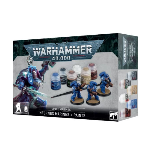 Warhammer Space Marines: Infernus Marines Paint set