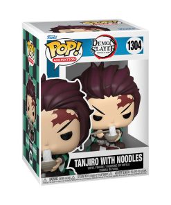 Funko Pop Demon SlayerTanjiro with noodles