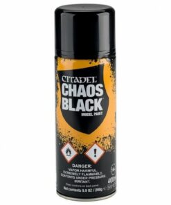 CHAOS BLACK SPRAY PAINT (UK/ROW)